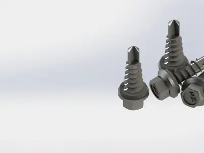 Automotive Screw Free 3D model