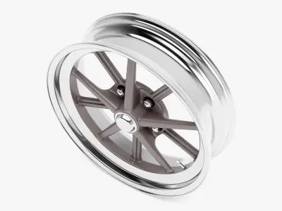 ET Gasser Wheel Low-poly 3D model