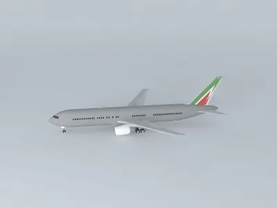 Alitalia Boeing 767-300 Free 3D model