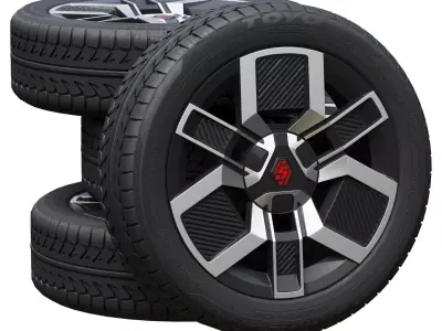 Renault wheels 3D model