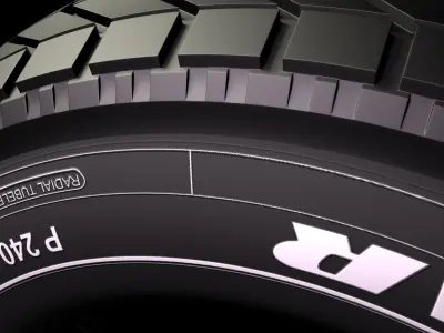 GOOD YEAR TYRE MODEL  Low-poly 3D model