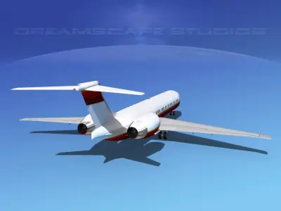 McDonnell Douglas MD-87 Corporate 12 3D model