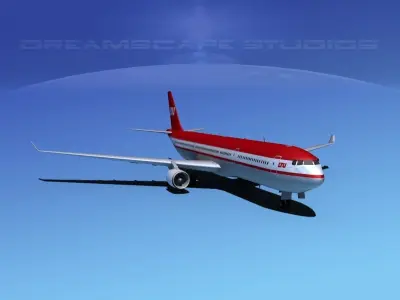 Airbus A330-300 LTU 3D model