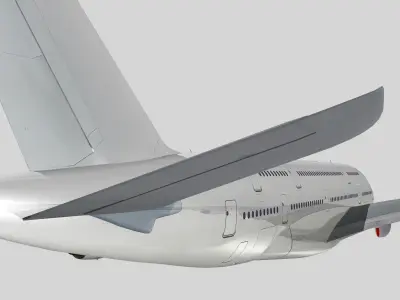 Airbus A-380 Generic livery 3D model