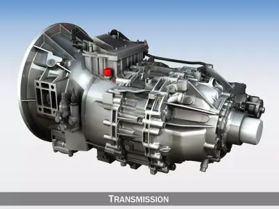 Transmission gearbox 3D model