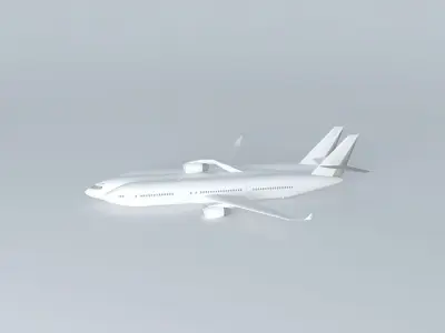DoubleF airplane Free 3D model