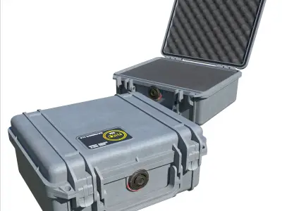 Pistol Case Peli 1150 Low-poly 3D model