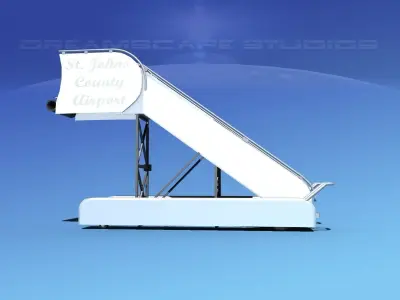 Airport Stairs 2 3D model