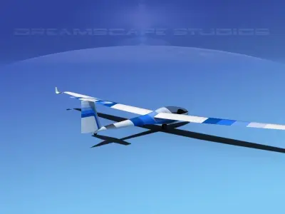 Glaser-Dirks DG-300 Glider V09 3D model
