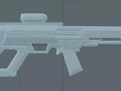 Sci-Fi Energy Launcher  Sci-Fi Gun 3D model