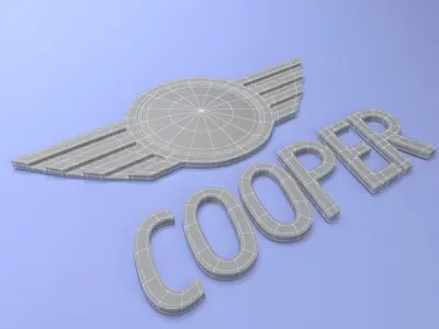 Suzuki SX4 Car Logo 3D model