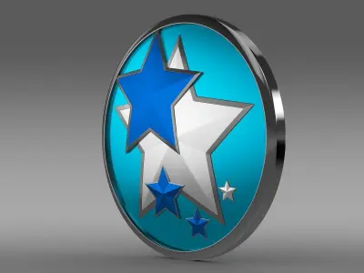 Venucia logo 3D model