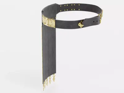 Belt - Roman Armor Equipment 3D model