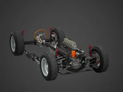 Ferrari 250 GTO - 3767GT - Complete 3D model