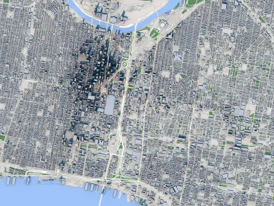 Philadelphia City Pennsylvania United States 3D model