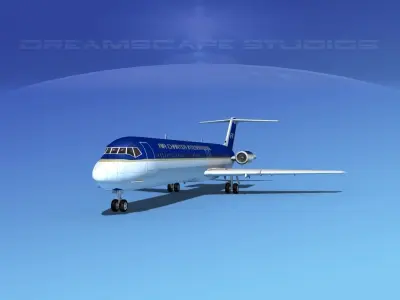 Douglas DC-9-50 Air Charter Intl 3D model