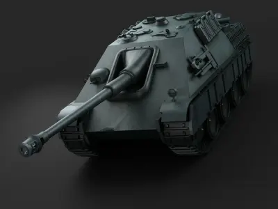 Jagdpanther Tank Germany Jagdpanther tank 3D model