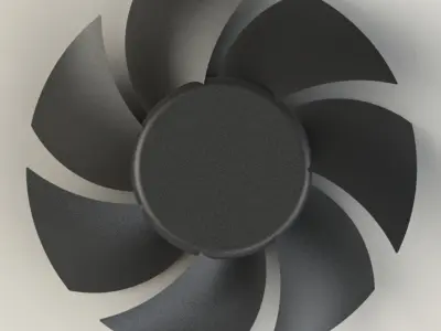 pc fan- propeller 3D model
