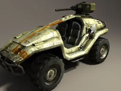 Viper Scout Vehicle Low-poly 3D model