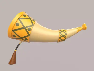 stylized honk Low-poly 3D model