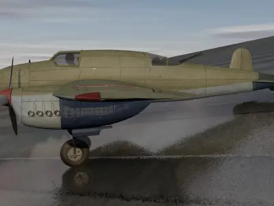 PZL P-38 Wilk 3D model