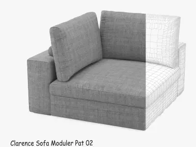 Clarence Sofa Moduler Part 02 3D model
