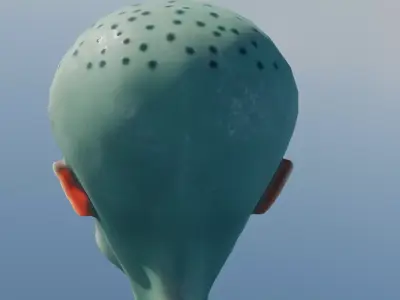 Squidward Low-poly 3D model