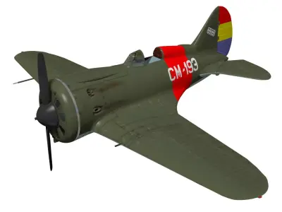 Polikarpov I-16 Rata Type10 3D model