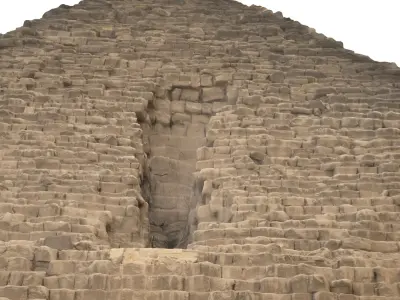 Pyramid of Menkaure Scan Ultra HD 16K 3D model