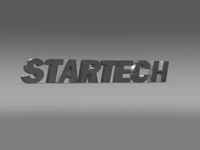 Startech Logo 3D model