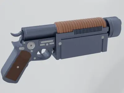 scifi guns K-16 Bryar 3D model