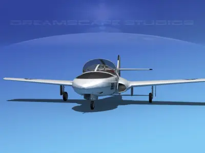 Cessna T-37 Tweetybird Brazil 3D model