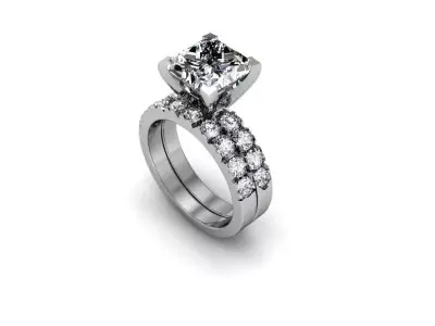 3DM Wedding Ring U010 3D model