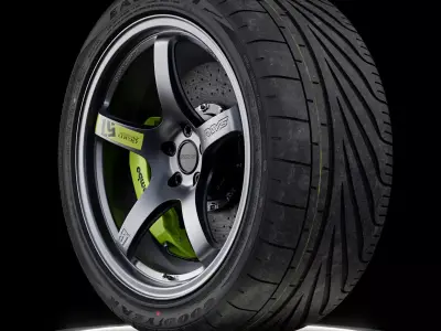 Goodyear Eagle F1 SuperCar G2 305 35 ZR20 104Y 3D model