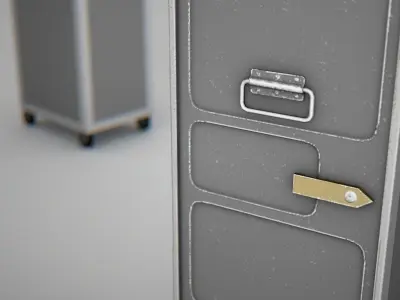 Low Poly Aircraft Trolley Low-poly 3D model