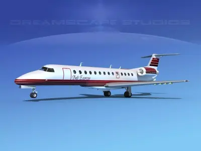 Embraer ERJ-135 Bali Express 3D model