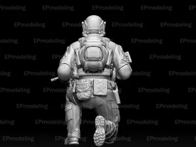 US RANGER SOLDIER 3D print model