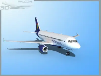 Falcon3D A319 Air Tours 3D model