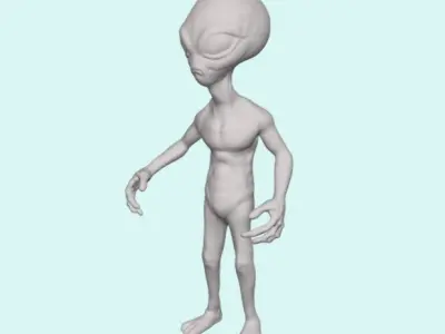 Alien Sculpt 3D print model