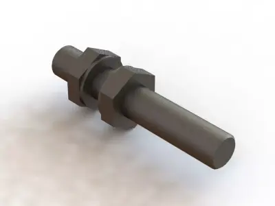 Sensor Balluff Indutivo M8x1 BES0 Inductive Balluff Sensor 3D model