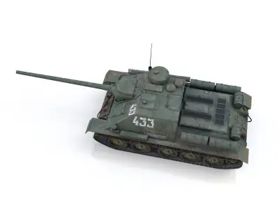 SU-100 - 433 - Soviet Tank Destroyer  3D model