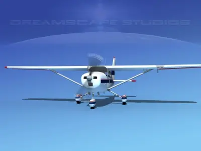 Cessna 172 Skyhawk 1967 V08 3D model