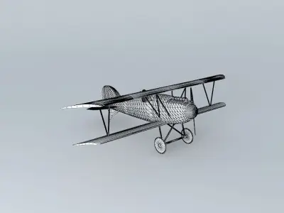 Albatros D-VA Free 3D model
