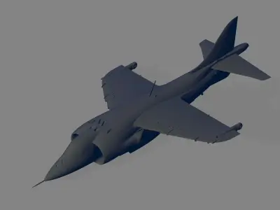 AV-8C Harrier 3D model