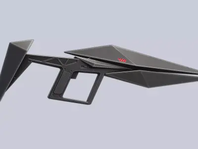 Minimalist scifi gun collection 3D Model Pack