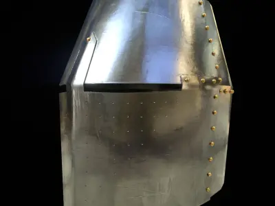 Great Helm Low-poly 3D model