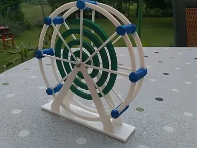 London eye mosquito coil holder 3D print model