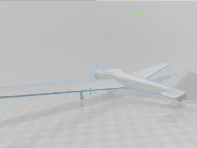 Scheibe SF-25 Falke plane model 3D print model