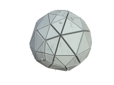 Sci Fi Object No 3566 Low Poly Low-poly 3D model
