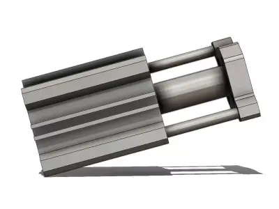 Cilindro Pneumatico SMC CDQMB32TF 30 Pneumatic Cylinder 3D model